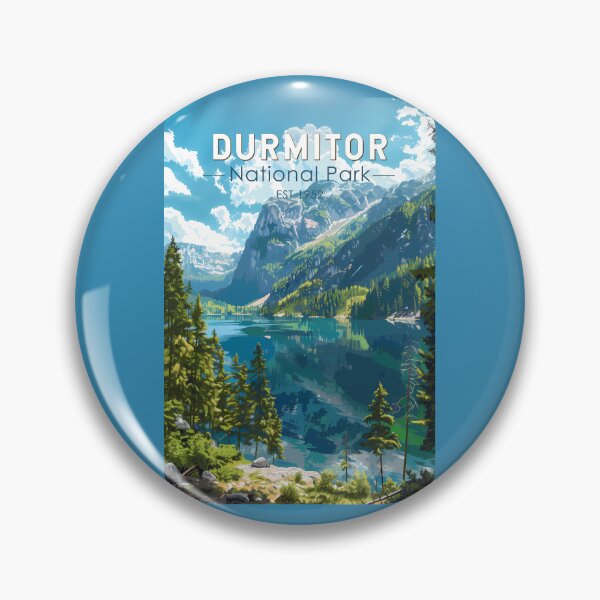 Item preview, Durmitor National Park Montenegro Travel Art Vintage designed and sold by KrisSidDesigns.