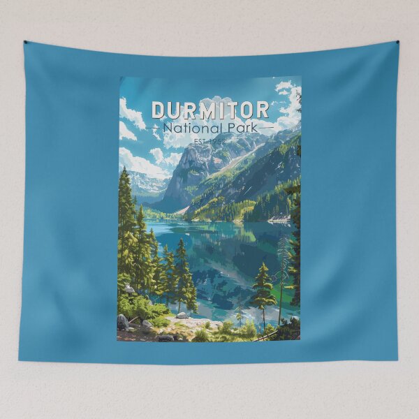 Item preview, Durmitor National Park Montenegro Travel Art Vintage designed and sold by KrisSidDesigns.