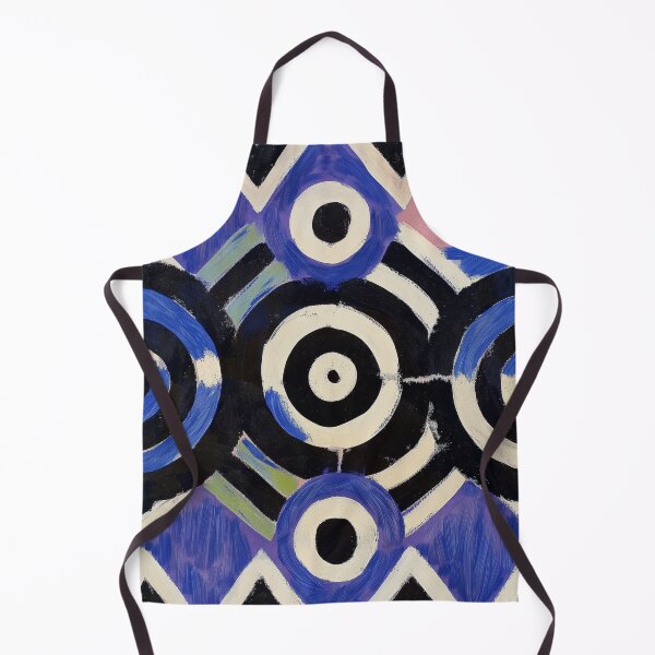 Item preview, Bohemian African Bold Color Blue Abstract designed and sold by Gourmet Neko Art | .