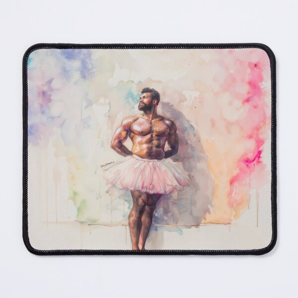 Item preview, Tutu Power: Graceful Strength Art Piece - GayDoodles Art designed and sold by GayDoodles.
