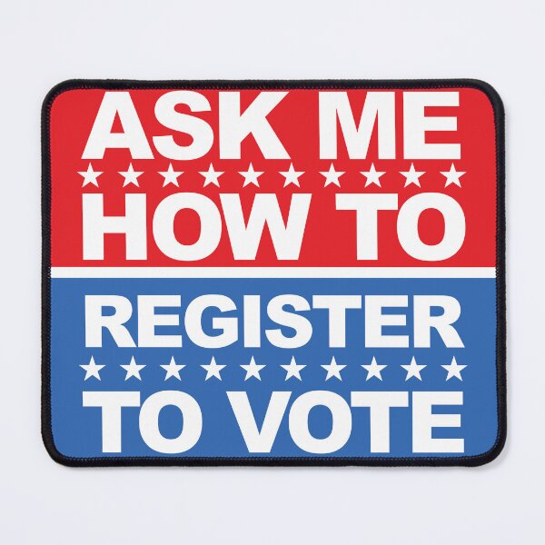 Item preview, Ask Me How To Register To Vote designed and sold by KewaleeTee.