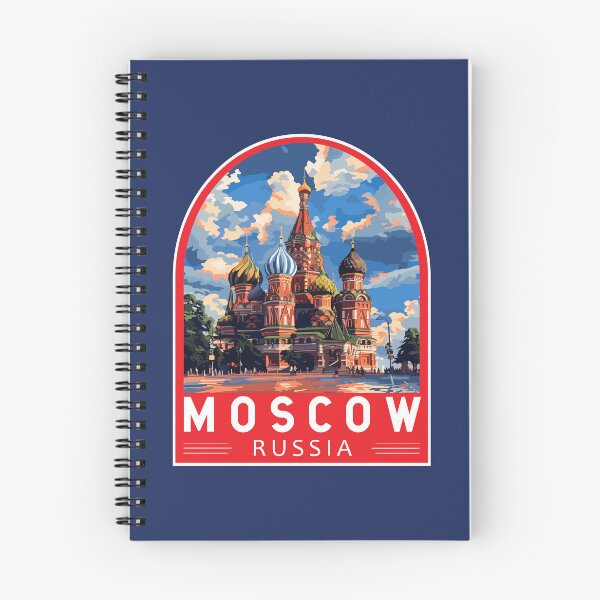 Item preview, Moscow Russia Travel Art Emblem designed and sold by KrisSidDesigns.