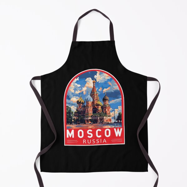 Artikelvorschau, Moskau, Russland, Reisekunst, Emblem entworfen und verkauft von KrisSidDesigns.