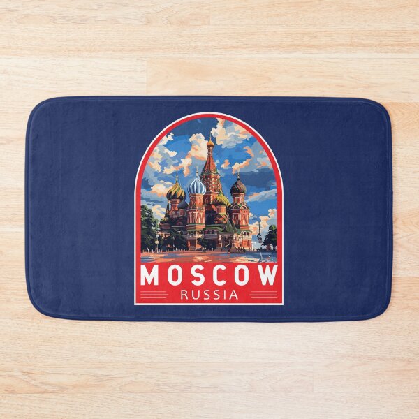 Artikelvorschau, Moskau, Russland, Reisekunst, Emblem entworfen und verkauft von KrisSidDesigns.