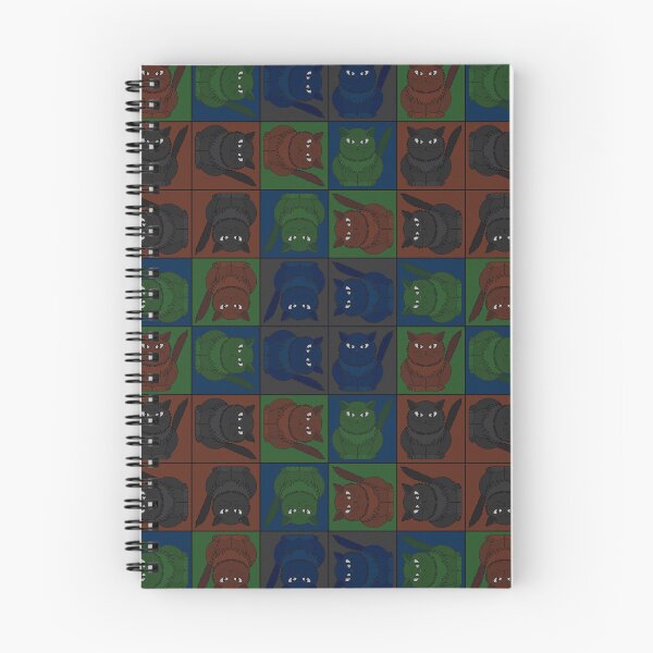 Item preview, Pattern with the cat Tomeo in squares designed and sold by Cherevan.