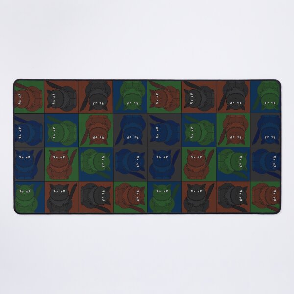 Item preview, Pattern with the cat Tomeo in squares designed and sold by Cherevan.