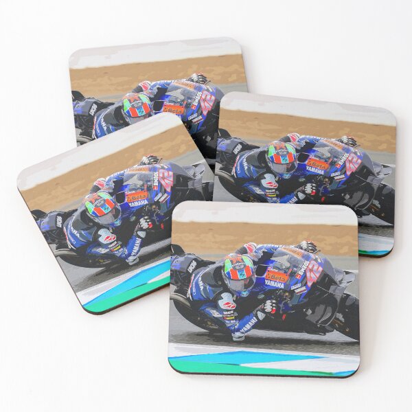 Item preview, Alex Rins on his 2024 MotoGP motorcycle coming out of the corner 3 designed and sold by Rodissimus1984.