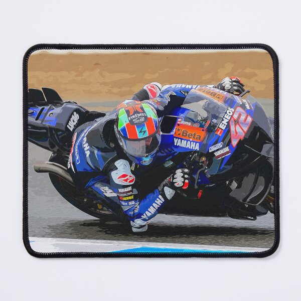 Item preview, Alex Rins on his 2024 MotoGP motorcycle coming out of the corner 3 designed and sold by Rodissimus1984.