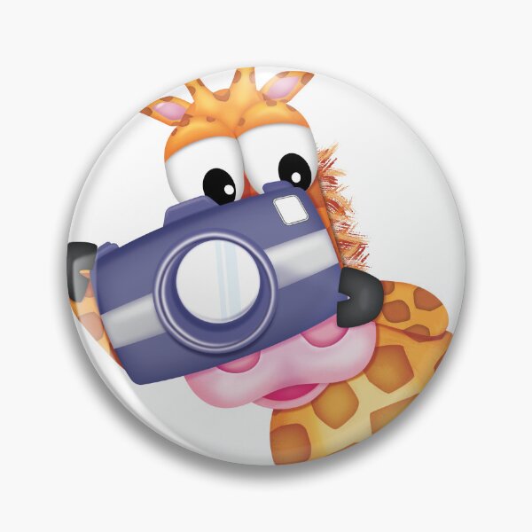 Item preview, Giraffe taking a photo designed and sold by roundowl.