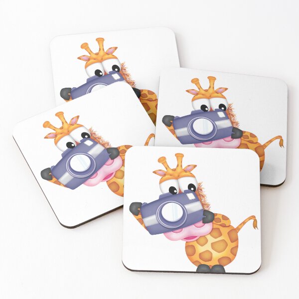 Item preview, Giraffe taking a photo designed and sold by roundowl.
