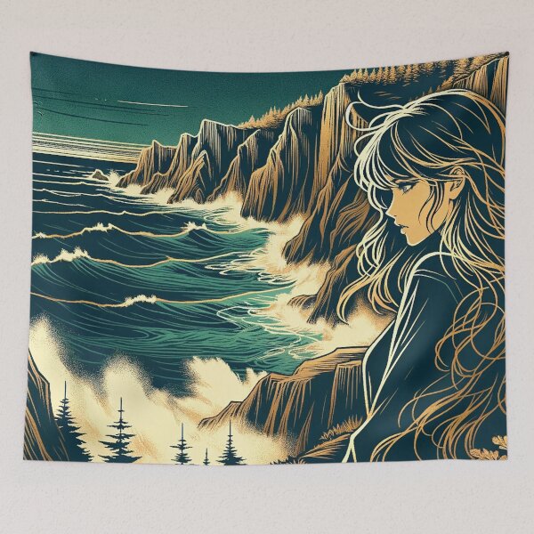 Item preview, Coastal Contemplation designed and sold by The Selkie Siren.