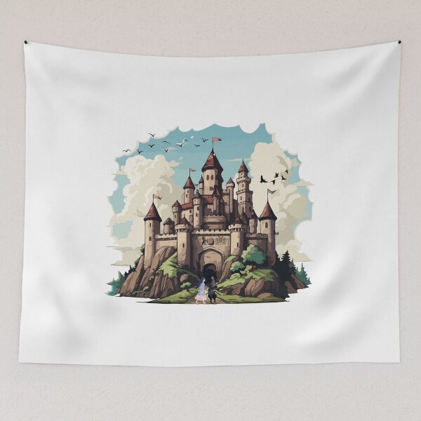Item preview, The Castle Rock - magical castle designed and sold by Fanatic Nerd.
