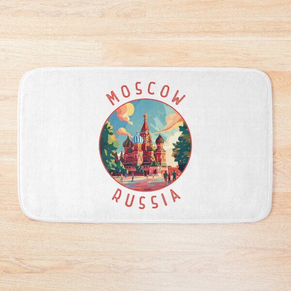 Artikelvorschau, Moskau, Russland, Früher, Beunruhigt, Kreis entworfen und verkauft von KrisSidDesigns.