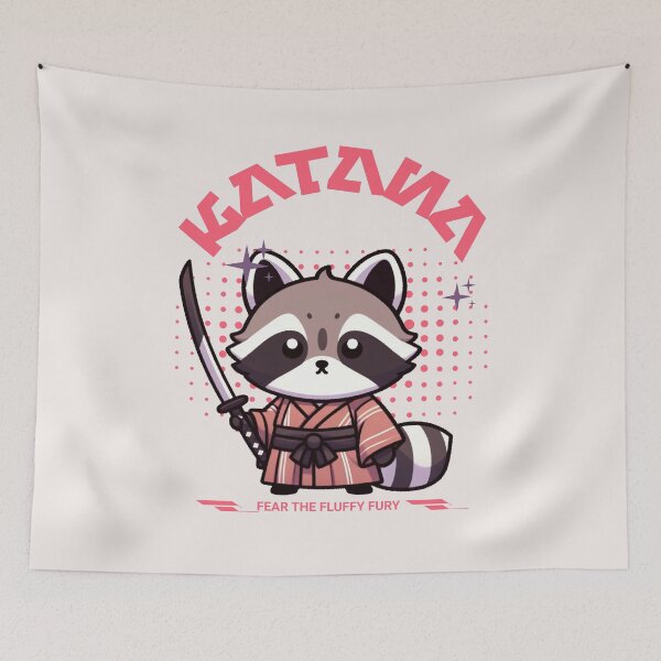 Item preview, Katana Sword Raccoon designed and sold by LemuellTrends.