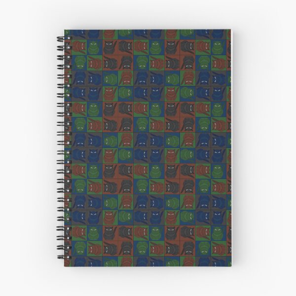 Item preview, Pattern with the cat Tomeo in squares designed and sold by Cherevan.