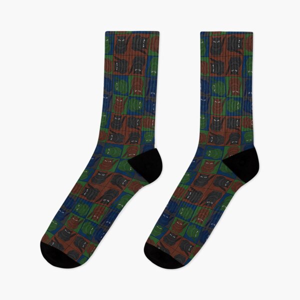Item preview, Pattern with the cat Tomeo in squares designed and sold by Cherevan.