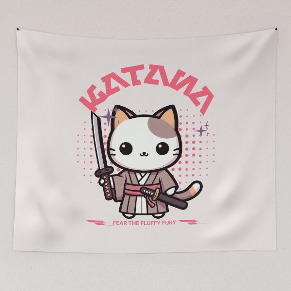 Item preview, Katana Sword Cat designed and sold by LemuellTrends.