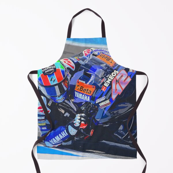 Item preview, Alex Rins on his 2024 MotoGP motorcycle coming out of the corner 3 watercolor designed and sold by Rodissimus1984.