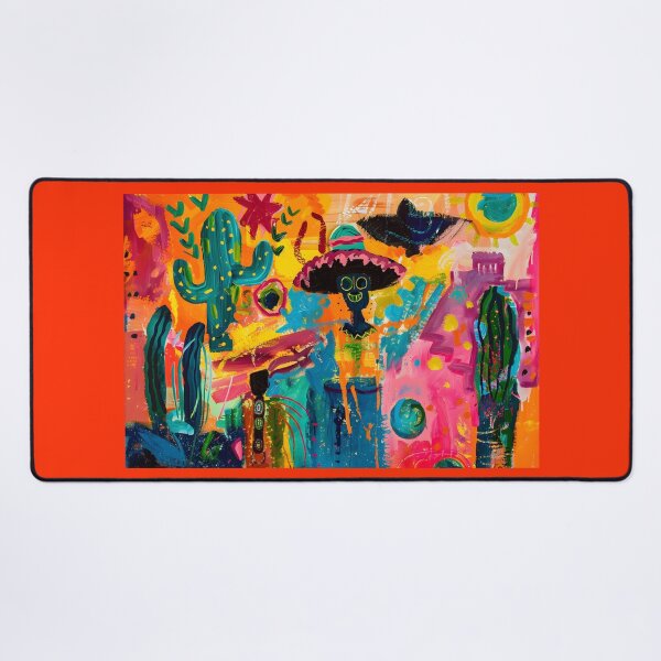 Item preview, Fiesta Fusion Art- Celebrating Cinco de Mayo with Vibrant Vibes and Stylized Elements designed and sold by OlfactoART Studio.