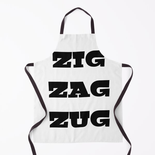 Item preview, Zig Zag Zug funny text designed and sold by AWADHESH  CHAURASIA.