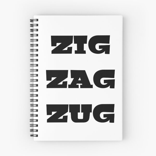 Item preview, Zig Zag Zug funny text designed and sold by AWADHESH  CHAURASIA.