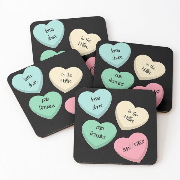 Item preview, Lorna Shore Hearts designed and sold by StickerDemons.
