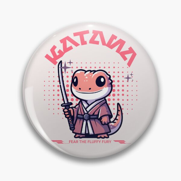 Item preview, Katana Sword Gecko designed and sold by LemuellTrends.