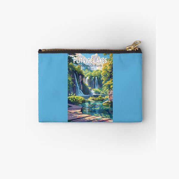 Item preview, Plitvice Lakes National Park Croatia Travel Art Vintage designed and sold by KrisSidDesigns.