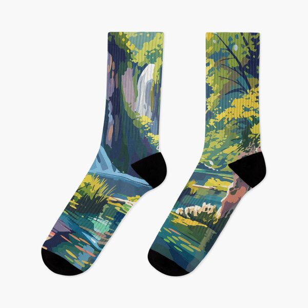 Item preview, Plitvice Lakes National Park Croatia Travel Art Vintage designed and sold by KrisSidDesigns.