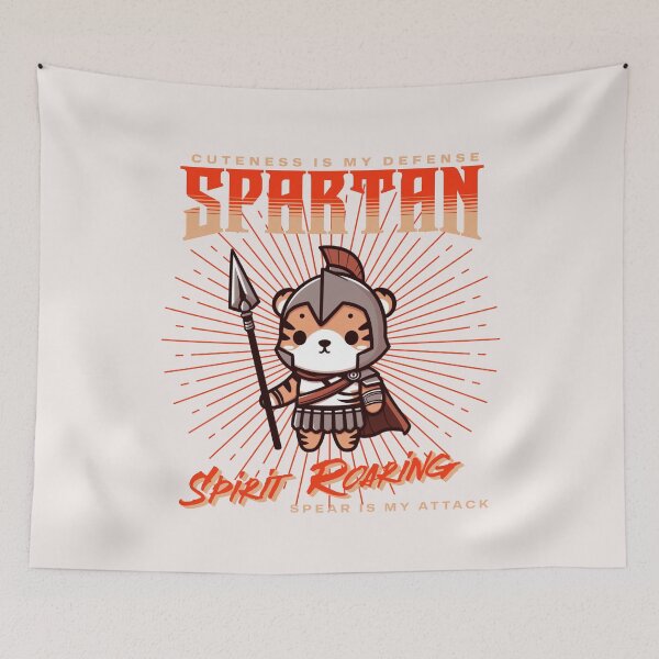 Item preview, Spear Spartan Tiger designed and sold by LemuellTrends.
