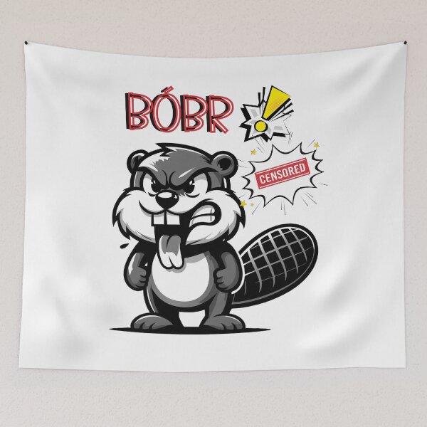 Item preview, Bobr Kurwa censored designed and sold by ArtFeverShop.