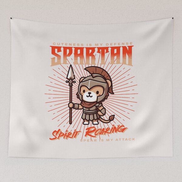 Item preview, Spear Spartan Lion designed and sold by LemuellTrends.