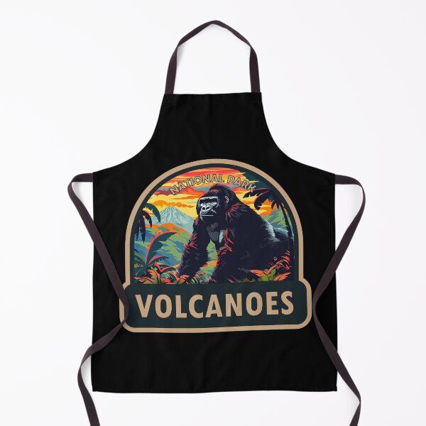 Item preview, Volcanoes National Park Rwanda Travel Art designed and sold by KrisSidDesigns.
