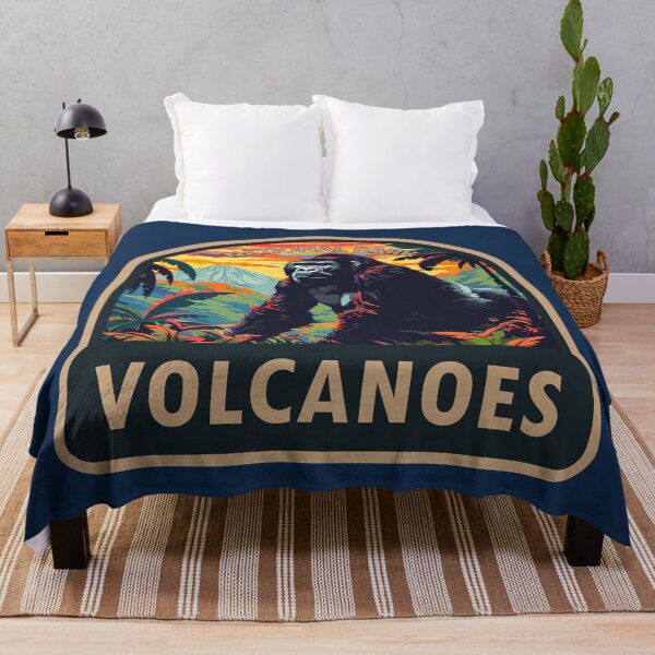 Item preview, Volcanoes National Park Rwanda Travel Art designed and sold by KrisSidDesigns.