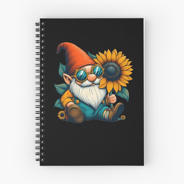 Item preview, Gnomes loves Sunflower Garden Summer Girls Women retro designed and sold by MTRBSK11.