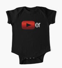 Body de manga corta para bebé Jugador de Youtube