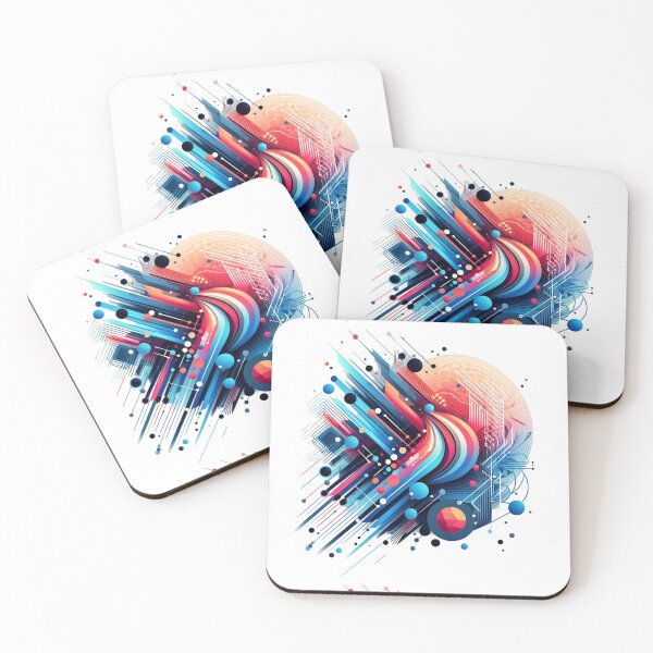 Item preview, Dynamic and Colorful Geometry. Gifts for Abstract Lovers. designed and sold by LilianPixel.