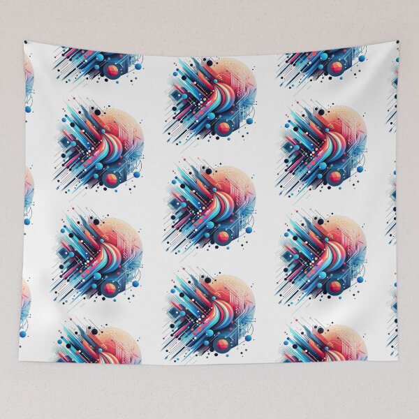 Item preview, Dynamic and Colorful Geometry. Gifts for Abstract Lovers. designed and sold by LilianPixel.