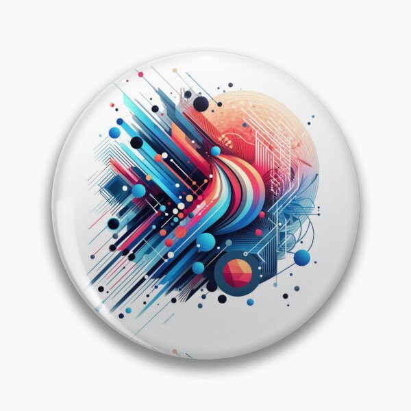 Item preview, Dynamic and Colorful Geometry. Gifts for Abstract Lovers. designed and sold by LilianPixel.
