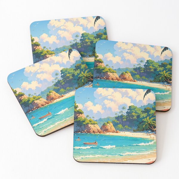 Item preview, Sunny Shoreline Delight A Perfect Day at the Beach designed and sold by ArtComixHaven.