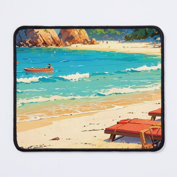 Item preview, Sunny Shoreline Delight A Perfect Day at the Beach designed and sold by ArtComixHaven.