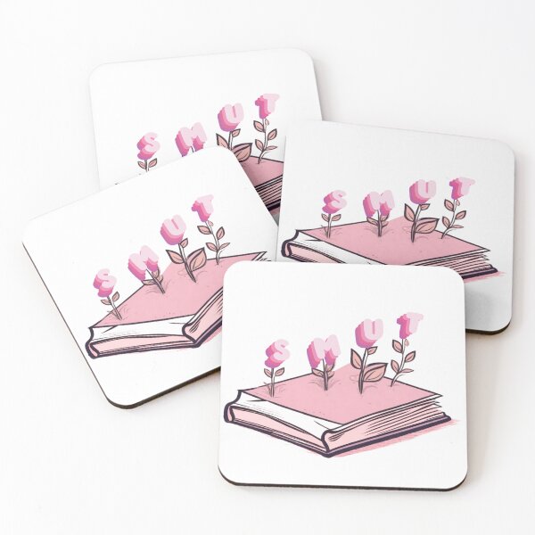 Item preview, Hot Girls Read Smut Sarcastic Cute Pink Book Aesthetic Funny Wilted Flowers with Pink Book Funny Sarcastic Cut Flowers with Book Aesthetic Pink Cute designed and sold by MatthewViews.