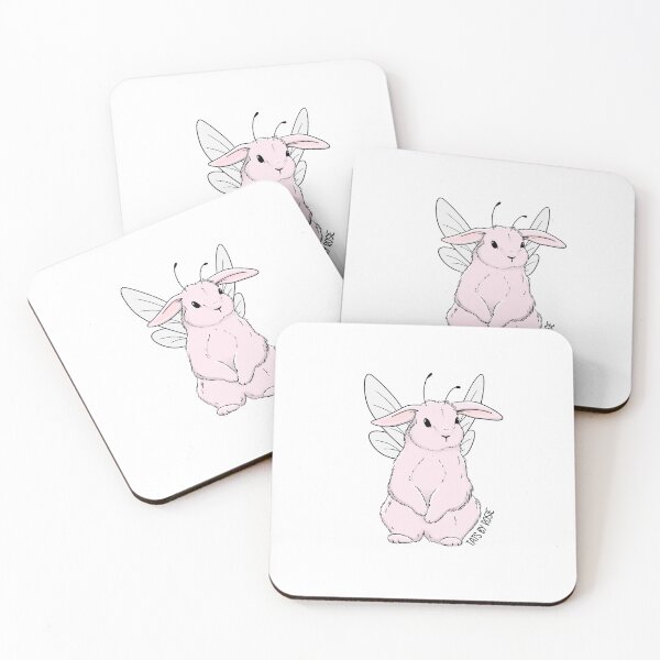 Item preview, Fairy Bunny - Pink- with logo designed and sold by tatsbyrosie.