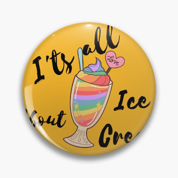 Item preview, It's all About Ice Cream | Rainbow ice cream designed and sold by Fanatic Nerd.