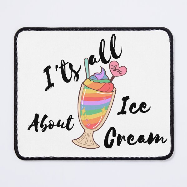Item preview, It's all About Ice Cream | Rainbow ice cream designed and sold by Fanatic Nerd.