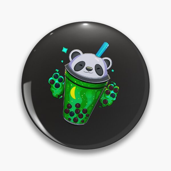 Item preview, Starry Panda Bubble Tea- Emerald Dream designed and sold by BreakfastKnight.