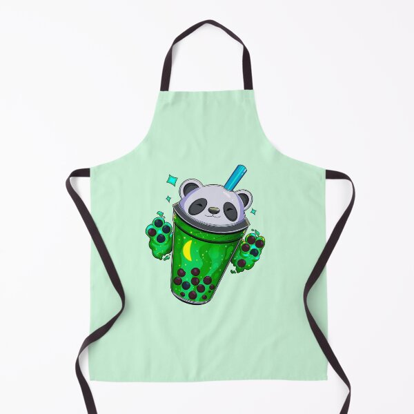 Item preview, Starry Panda Bubble Tea- Emerald Dream designed and sold by BreakfastKnight.