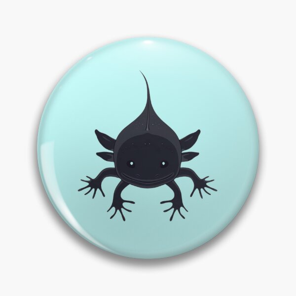 Item preview, Black Axolotl pattern designed and sold by AnnDart.