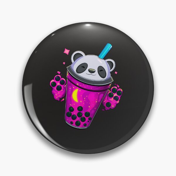 Item preview, Starry Panda Bubble Tea- Pink Panda designed and sold by BreakfastKnight.