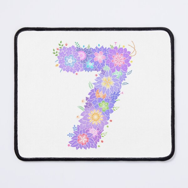 Item preview, Floral Letter "7" WeArePrettierThanFlowers designed and sold by birthflower.